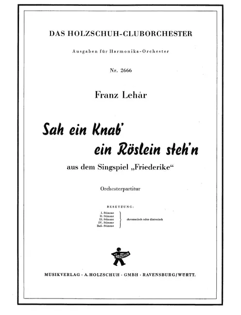 Sah ein Knab ein Röslein stehn